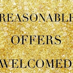 Reasonable offers only Please